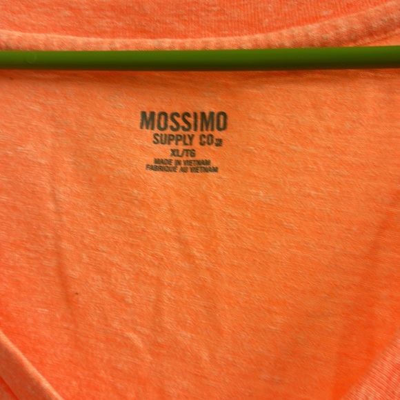 Orange mossimo supply co XL women’s v neck T shirt NWOT - Picture 2 of 4